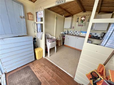 INTERNAL VIEW OF BEACH HUT